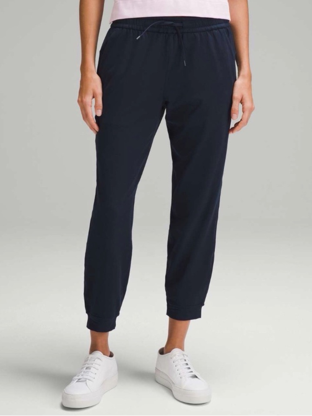 Lululemon Soft Jersey Classic-Fit Mid-Rise Cropped Jogger True Navy 10